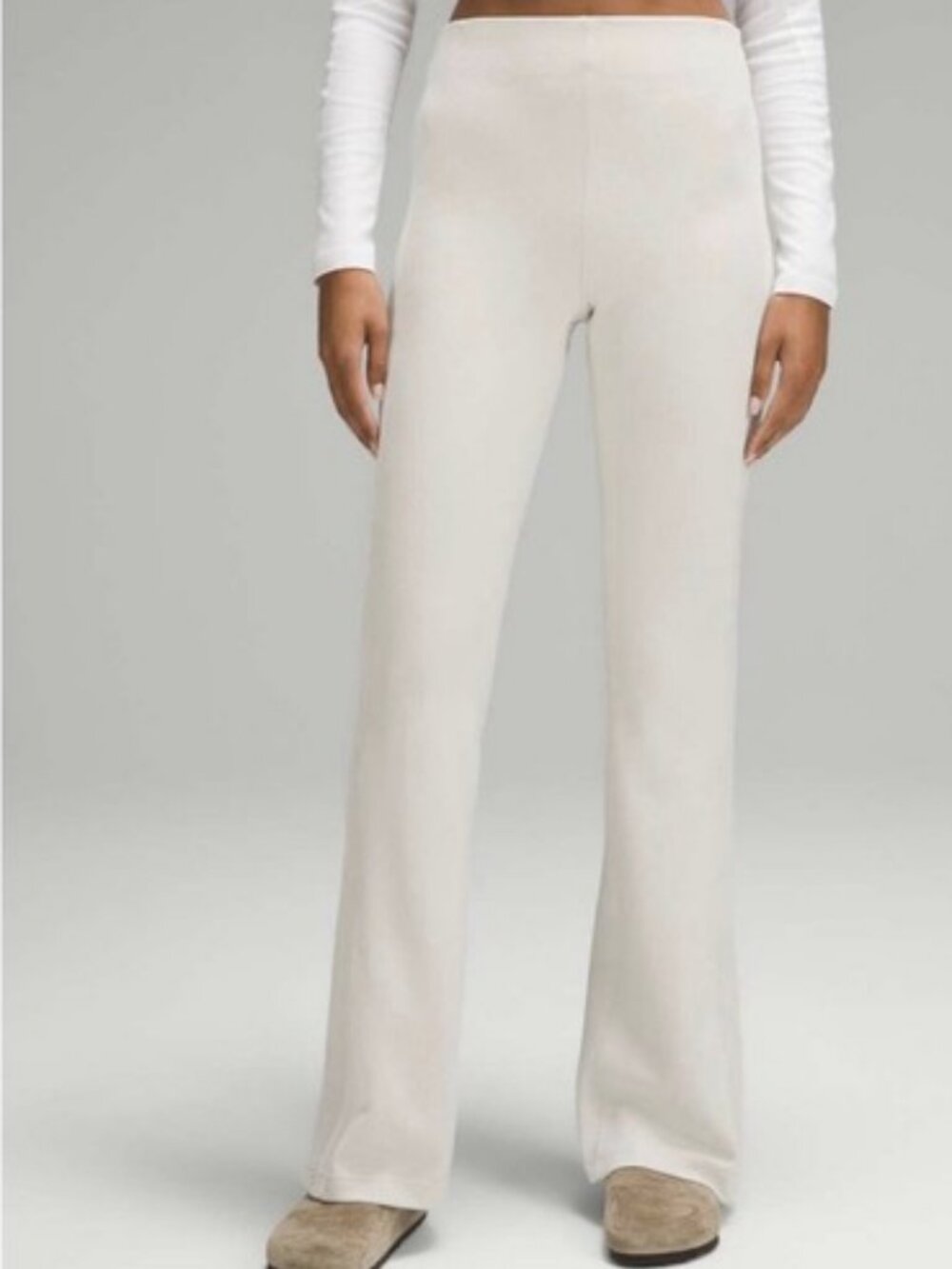 Lululemon Softstreme Flared Pant Size 10 in Bone New with Tags